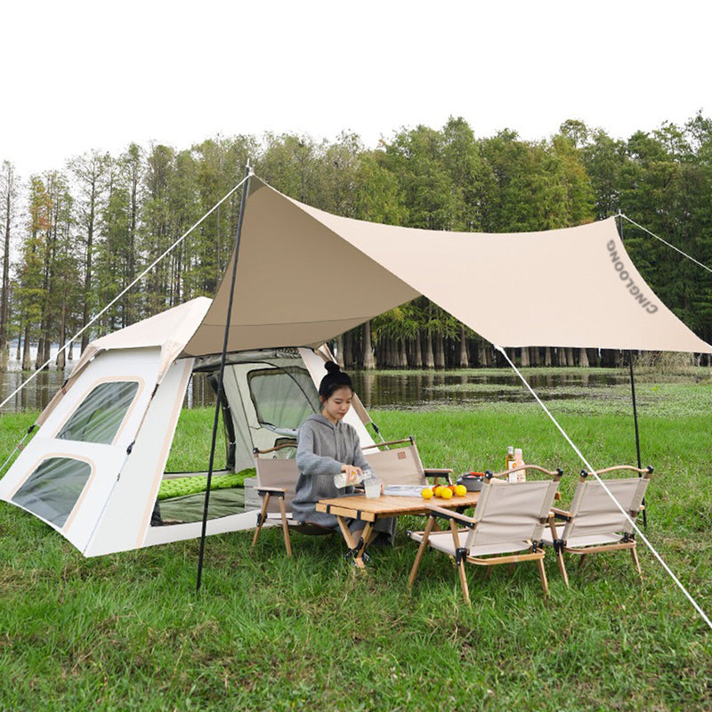 Load image into Gallery viewer, CINGLOONG Outdoor Camping Tent 2/4 Person Waterproof Camping Tents Easy Setup Two/Four Man Tent Sun Shade 2/3/4 People
