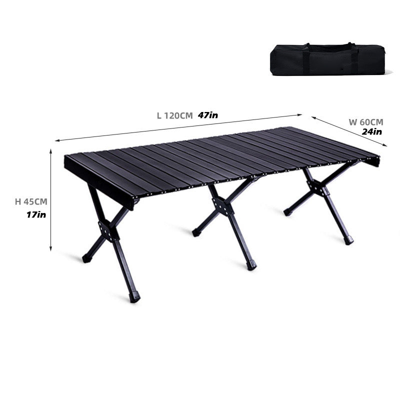 Load image into Gallery viewer, Cingloong outdoor camping egg roll table BBQ camping table

